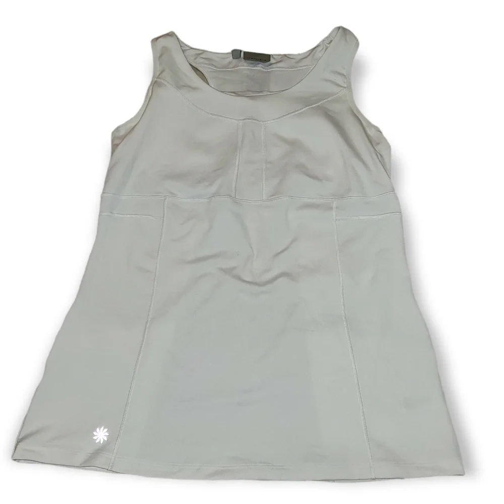 Athleta Turbo Charge White Racer Back Tank Top - Picture 1 of 6